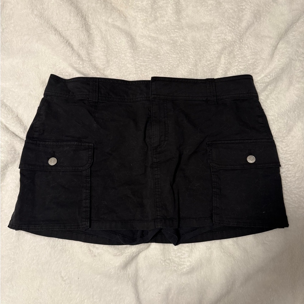 Garage Cargo Mini Black Skirt